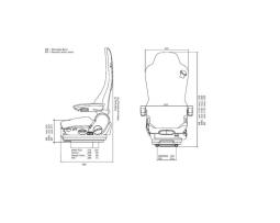 Fotel GRAMMER Kingman Atego/Axor Standard z ogrzewaniem - MSG 90.6 GRAMMER 1142116HEIZ