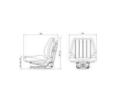 Fotel GRAMMER DS 44/1B Vario z konsolą - 2052165 - DS44 Grammer 2052165