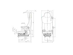 Fotel kierowcy ISRI Actros MP2 - MP3 komfortowy klimat 6860/875 NTS - ISRI 8.9717-01 ISRI 8.9717-01