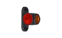 Lampa obrysowa potrójna HOR 77 na wysięgniku prostym, krótkim diodowa 12/24V (przewód 0,5 m) Horpol LD 2040