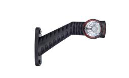 Lampa obrysowa potrójna HOR 77A - ODBŁYŚNIK, LEWA, na wysięgniku ukośnym, długim, diodowa 12/24V (przewód 0,5 m) Horpol LD 2175