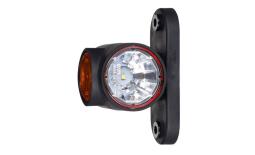 Lampa obrysowa potrójna HOR 77A - ODBŁYŚNIK, na wysięgniku prostym, krótkim, diodowa 12/24V (przewód 0,5 m) Horpol LD 2186