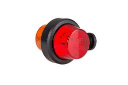 Lampa obrysowa pomarańczowo - czerwona HOR 102A na wysięgniku krótkim, diodowa 12/24 V (przewód okrągły 2x0,75 mm2, długość 0,6 m) Horpol LD 2622