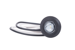 Lampa pozycyjna przednia, diodowa 12/24 V, HOR 109, biała (2 przewody 0,75 mm2, długość 0,5 m) Horpol LD 2628
