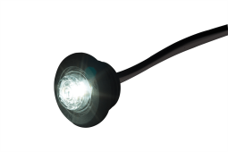 Lampa pozycyjna przednia, diodowa 12/24 V, HOR 109, biała (2 przewody 0,75 mm2, długość 0,5 m) Horpol LD 2628
