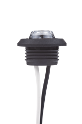 Lampa pozycyjna przednia, diodowa 12/24 V, HOR 109, biała (2 przewody 0,75 mm2, długość 0,5 m) Horpol LD 2628