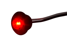 Lampa pozycyjna tylna, diodowa 12/24 V, HOR 109, czerwona (2 przewody 0,75 mm2, długość 0,5 m) Horpol LD 2630