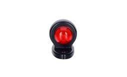 Lampa obrysowa biało-czerwona HOR 51 na podstawie owalnej, diodowa 12/24 V Horpol LD 465