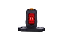 Lampa obrysowa na wysięgniku potrójna KRÓTKA HOR 53 12/24 V,biała+czerwona+pomarańczowa Horpol LD 534