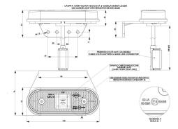 Lampa obrysowa z odblaskiem HOR 61, wisząca, diodowa 12/24 V, pomarańczowa (wieszak, przewód okrągły 2x0,75 mm2, długość 0,5 m + zacisk do przewodu płaskiego 2x1,5 mm2) Horpol LD 650