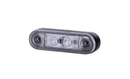 Lampa pozycyjna przednia, biała z podkładkami HOR 72, diodowa 12/24 V Horpol LD 956