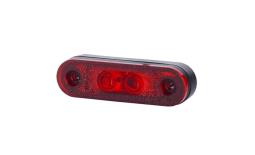 Lampa pozycyjna tylna, czerwona z podkładkami HOR 72, diodowa 12/24 V Horpol LD 958