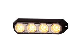 Lampa ostrzegawcza HOR 78, diodowa 12/24 V, pomarańczowa (4 tryby błysków, przewód 3x0,5 mm2, długość 0,5 m) Horpol LDO 2258