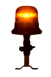 Lampa ostrzegawcza HOR 110A, diodowa 12/24 V (wersja na trzpień, tryb błyskowy) Horpol LDO 2661