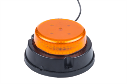 Lampa ostrzegawcza HOR 110B, diodowa 12/24 V (wersja przykręcana, tryb rotacyjny i błyskowy, przewód 3x0,5 mm2, długość 1,5 m) + dodatkowa przelotka 472F1 Horpol LDO 2663 R/F