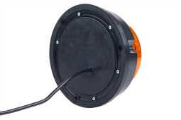 Lampa ostrzegawcza HOR 110B, diodowa 12/24 V (wersja przykręcana, tryb rotacyjny i błyskowy, przewód 3x0,5 mm2, długość 1,5 m) + dodatkowa przelotka 472F1 Horpol LDO 2663 R/F
