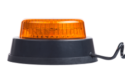 Lampa ostrzegawcza HOR 110B, diodowa 12/24 V (wersja z magnesem i przewodem spiralnym 2x0,75 mm2, długość 4 m, tryb błyskowy) Horpol LDO 2664/F