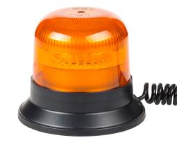 Lampa ostrzegawcza HOR 110A, diodowa 12/24 V (wersja z magnesem i przewodem spiralnym 2x0,75 mm2, długość 4 m, tryb błyskowy) Horpol LDO 2667