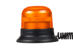 Lampa ostrzegawcza HOR 110A, diodowa 12/24 V (wersja z magnesem i przewodem spiralnym 2x0,75 mm2, długość 4 m, tryb błyskowy) Horpol LDO 2667
