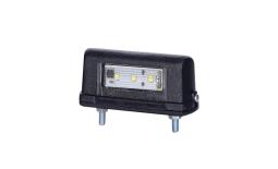 Lampa oświetlenia tablicy rejestracyjnej uniwersalna - mała HOR 63, diodowa 12/24 V (przewód płaski 2x0,75 mm), lampy: lewa i prawa Horpol LTD 665