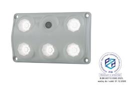 Lampa oświetlenia wnętrza HOR 66, prostokątna z przełącznikiem, diodowa 12/24 V Horpol LWD 2153