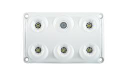 Lampa oświetlenia wnętrza HOR 66, prostokątna z przełącznikiem, diodowa 12/24 V Horpol LWD 2153