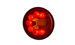 Lampa zespolona tylna LUNA (prawa), HOR 96A: pozycyjne NEON, hamowania, kierunkowskaz, LED 12/24 V, przewód okrągły 4x0,5 mm2, długość 1,5 m Horpol LZD 2447