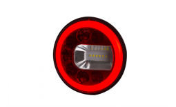 Lampa zespolona tylna LUNA (prawa), HOR 96B: pozycyjne NEON, przeciwmgielne, cofania, LED 12/24 V, przewód okrągły 4x0,5 mm2, długość 1,5 m Horpol LZD 2451