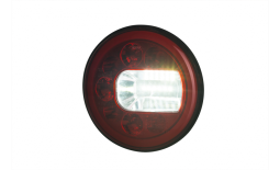 Lampa zespolona tylna LUNA (prawa), HOR 96B: pozycyjne NEON, przeciwmgielne, cofania, LED 12/24 V, przewód okrągły 4x0,5 mm2, długość 1,5 m Horpol LZD 2451