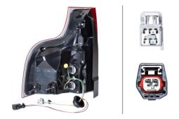 Lampa tylna zespolona Hella 2SK 011 065-031