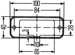 Światła pozycyjne HELLA 2PF 961 167-021