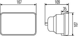 Zestaw, reflektor Hella 1AB 003 177-001