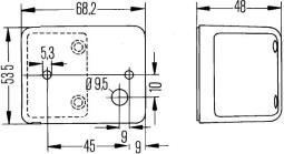 Światła pozycyjne HELLA 2PF 006 679-007