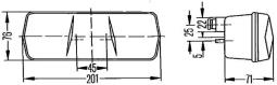 Lampa tylna zespolona Hella 2SE 001 680-291