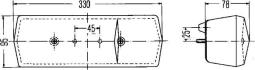 Lampa tylna zespolona Hella 2SD 001 688-141