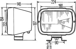 Reflektor Hella 1AE 004 234-001