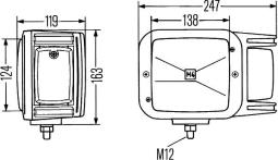 Reflektor Hella 1EA 007 108-011