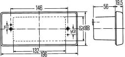 Lampa kierunkowskazu HELLA 2BA 003 734-061