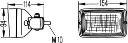 Oświetlenie pomocnicze Hella 1GA 006 875-001