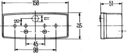 Lampa tylna zespolona HELLA 2SD 003 184-031