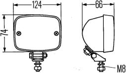 Lampy przeciwmgłowe tylne HELLA 2NE 002 985-001