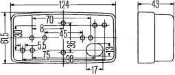 Światła boczne HELLA 2PS 004 361-007