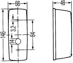 Lampa kierunkowskazu HELLA 2BA 001 277-011