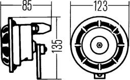 Klakson Hella 3AF 003 399-051