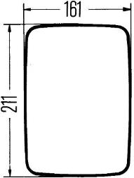 Lusterko asferyczne Hella 8SB 501 147-021
