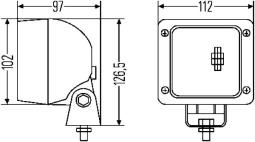 Oświetlenie pomocnicze Hella 1GA 007 506-081