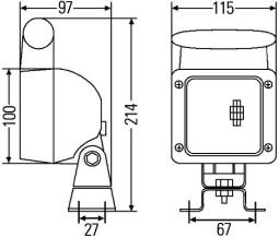 Oświetlenie pomocnicze Hella 1GA 007 506-101