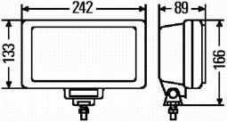 Reflektor przeciwmgłowy HELLA 1NE 006 300-051