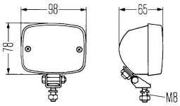 Światło cofania HELLA 2ZR 003 030-171