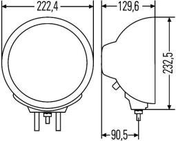 Reflektor dalekosiężny Hella 1F8 007 560-011